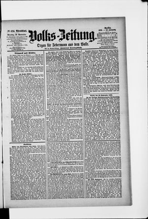 Volks-Zeitung vom 10.09.1895