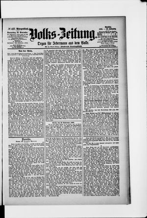 Volks-Zeitung vom 12.09.1895