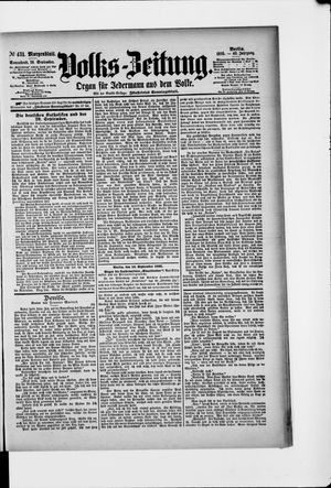 Volks-Zeitung vom 14.09.1895