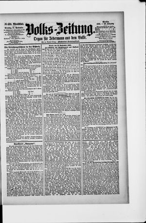 Volks-Zeitung vom 17.09.1895