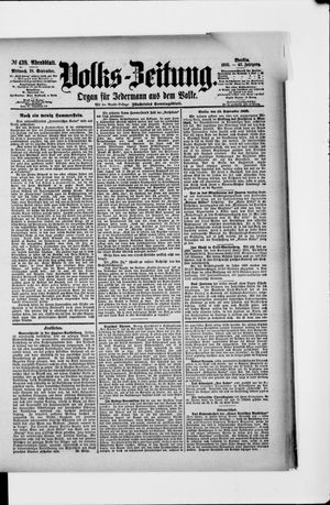 Volks-Zeitung vom 18.09.1895