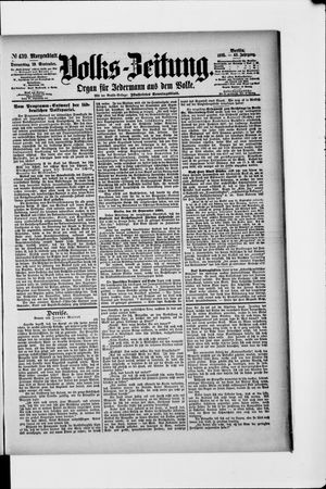 Volks-Zeitung vom 19.09.1895