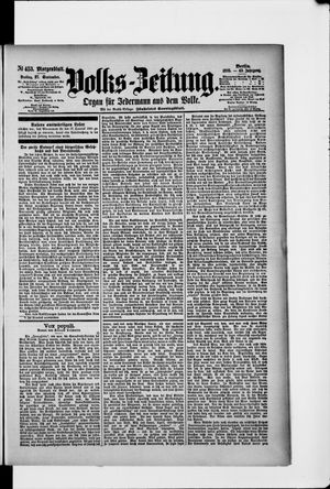 Volks-Zeitung vom 27.09.1895