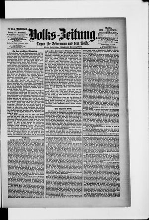 Volks-Zeitung vom 27.09.1895