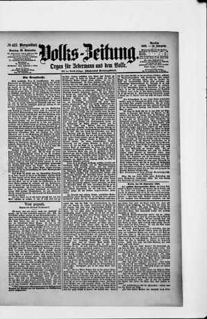 Volks-Zeitung vom 29.09.1895