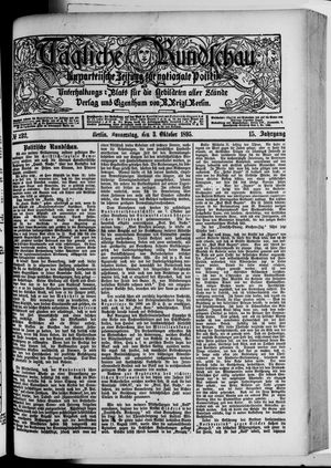 Volks-Zeitung vom 03.10.1895
