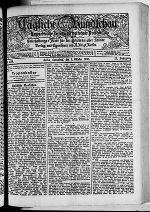 Volks-Zeitung vom 05.10.1895