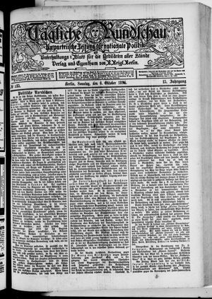 Volks-Zeitung on Oct 6, 1895