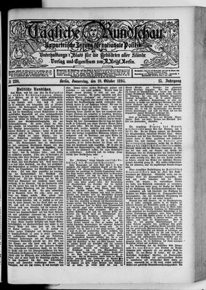 Volks-Zeitung vom 10.10.1895