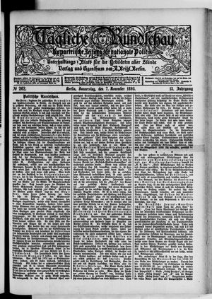 Volks-Zeitung vom 07.11.1895