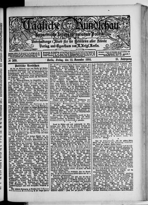 Volks-Zeitung vom 15.11.1895
