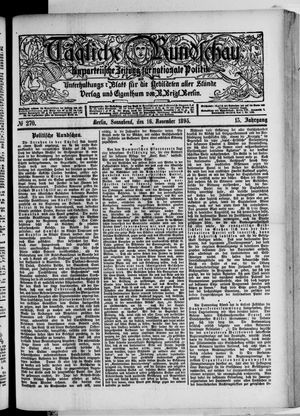 Volks-Zeitung vom 16.11.1895