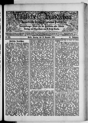 Volks-Zeitung vom 19.11.1895