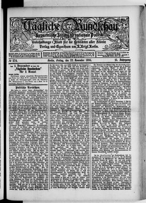 Volks-Zeitung vom 22.11.1895
