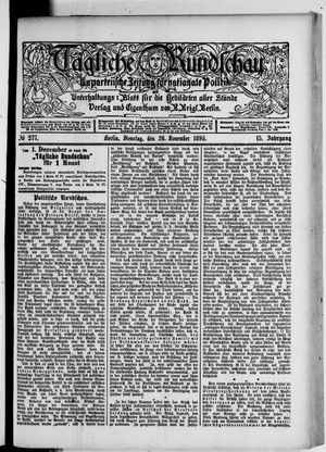 Volks-Zeitung vom 26.11.1895