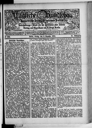 Volks-Zeitung vom 06.12.1895