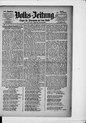 Volks-Zeitung vom 04.01.1896
