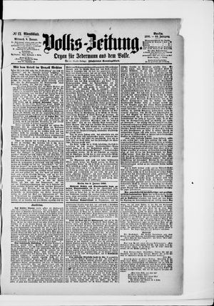 Volks-Zeitung on Jan 8, 1896