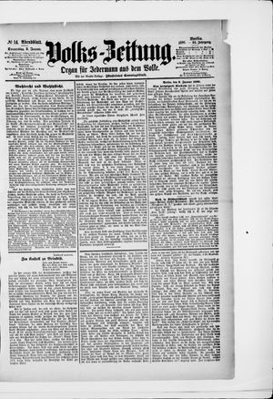 Volks-Zeitung on Jan 9, 1896