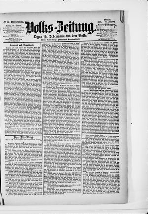 Volks-Zeitung vom 10.01.1896