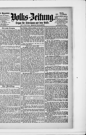 Volks-Zeitung vom 21.01.1896