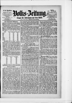 Volks-Zeitung vom 21.01.1896