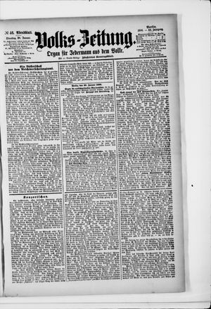 Volks-Zeitung vom 28.01.1896