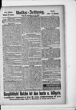 Volks-Zeitung vom 29.01.1896