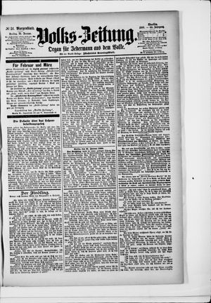 Volks-Zeitung on Jan 31, 1896