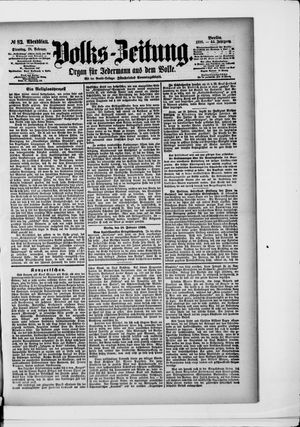 Volks-Zeitung vom 18.02.1896