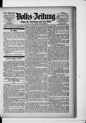 Volks-Zeitung vom 29.02.1896