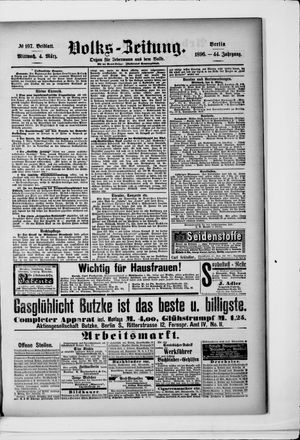 Volks-Zeitung vom 04.03.1896