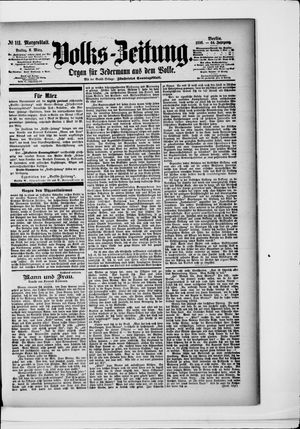 Volks-Zeitung on Mar 6, 1896