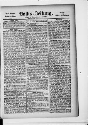 Volks-Zeitung vom 06.03.1896