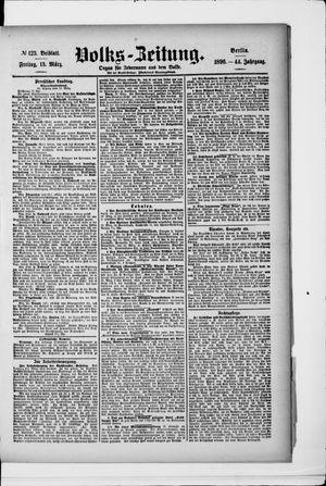 Volks-Zeitung vom 13.03.1896
