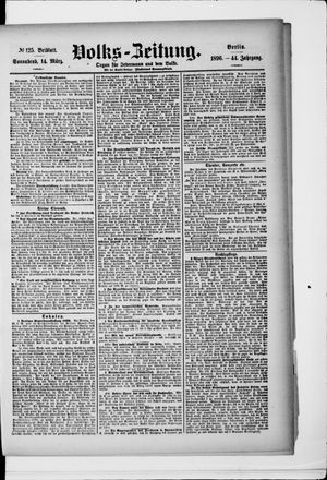 Volks-Zeitung on Mar 14, 1896