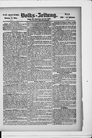 Volks-Zeitung vom 15.03.1896