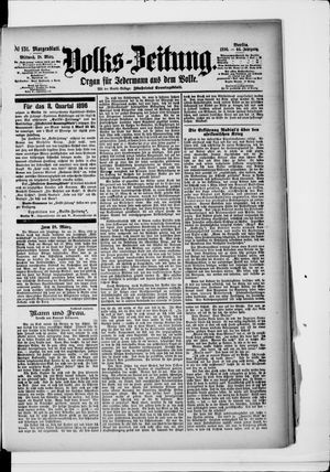 Volks-Zeitung vom 18.03.1896