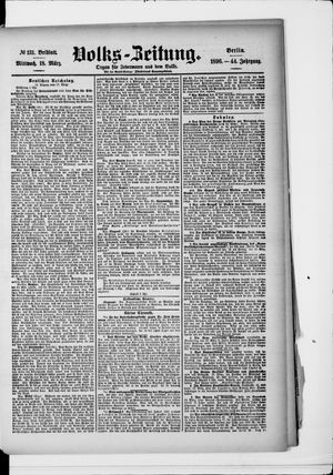 Volks-Zeitung on Mar 18, 1896