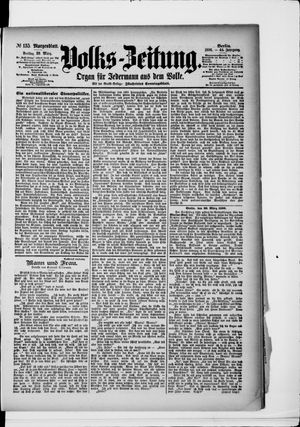 Volks-Zeitung on Mar 20, 1896