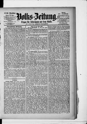 Volks-Zeitung on Mar 20, 1896