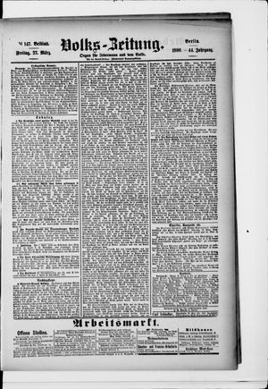 Volks-Zeitung vom 27.03.1896