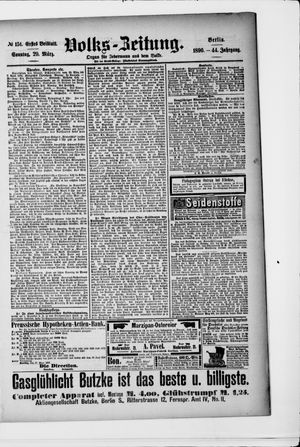 Volks-Zeitung vom 29.03.1896