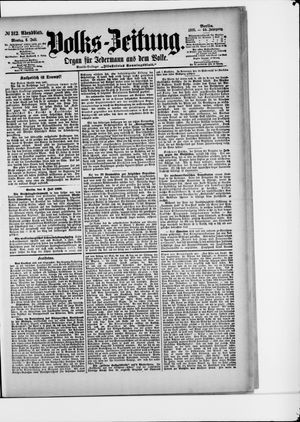 Volks-Zeitung vom 06.07.1896
