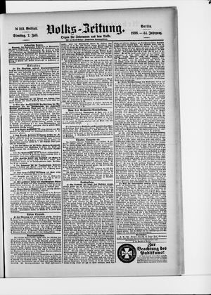 Volks-Zeitung vom 07.07.1896