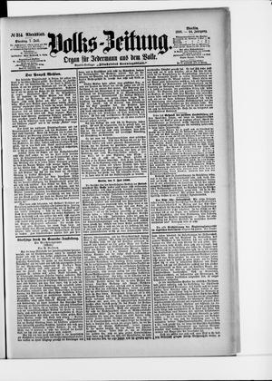 Volks-Zeitung vom 07.07.1896