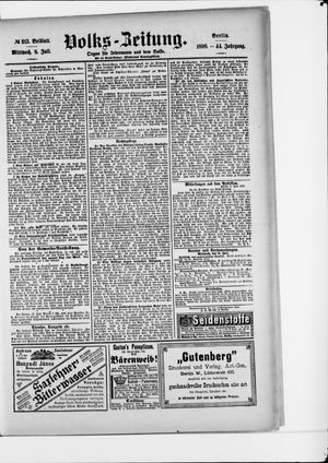 Volks-Zeitung on Jul 8, 1896