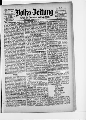 Volks-Zeitung vom 08.07.1896