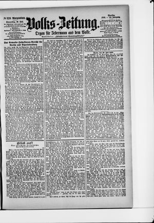 Volks-Zeitung vom 16.07.1896