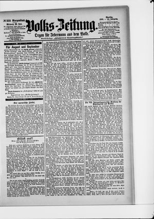 Volks-Zeitung vom 22.07.1896